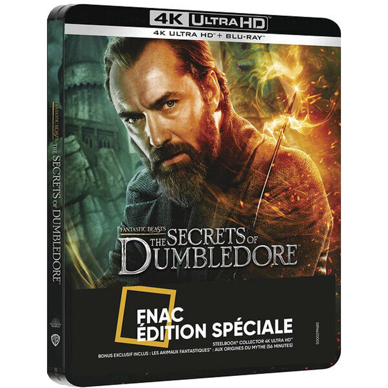 Les Animaux Fantastiques : Les Secrets De Dumbledore - 4k Ultra Hd + Blu-Ray - Boîtier Steelbook Limité