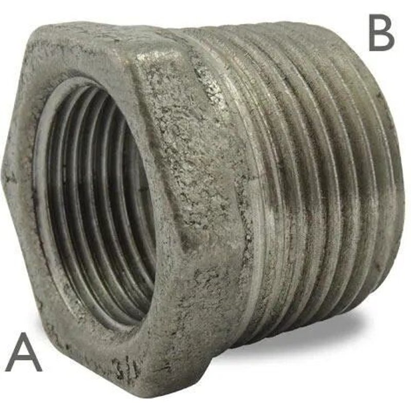 REDUCTION SIMPLE MALE-FEMELLE, NOIR N 1"1-2X1"1-4