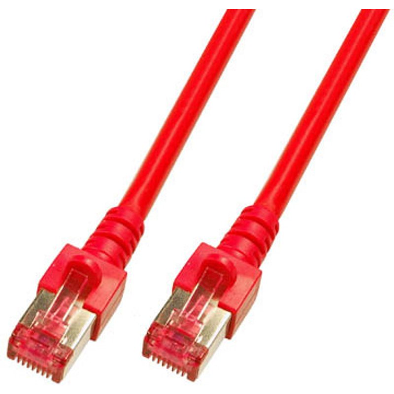 EFB Elektronik 2m Cat6 S/FTP câble de réseau Rouge