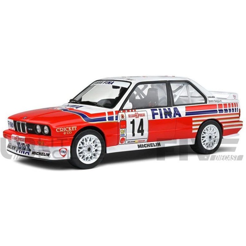 Solido 1/18 1801523 Bmw E30 M3 - Belgium Procar 1993 Diecast Modelcar-Solido