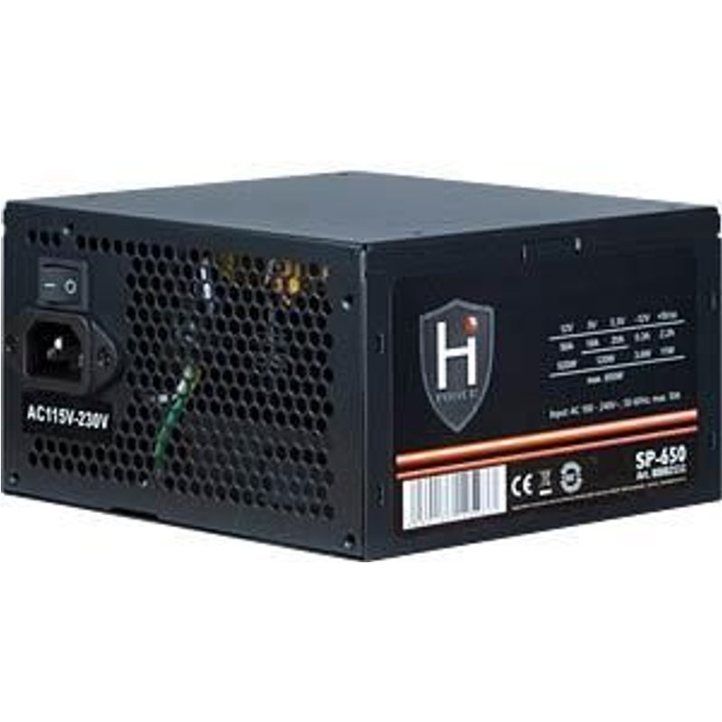 Intertech HiPower (650?W), Alimentation PC, Noir