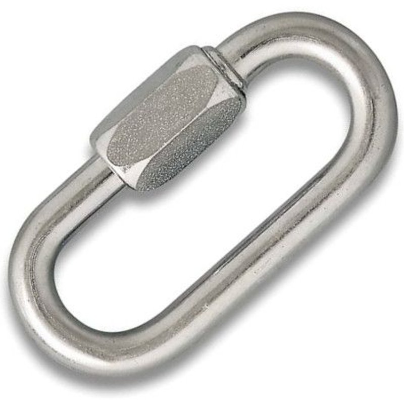 Maillon de jonction en acier zingué 6mm 400kg - CHAPUIS - 740/6