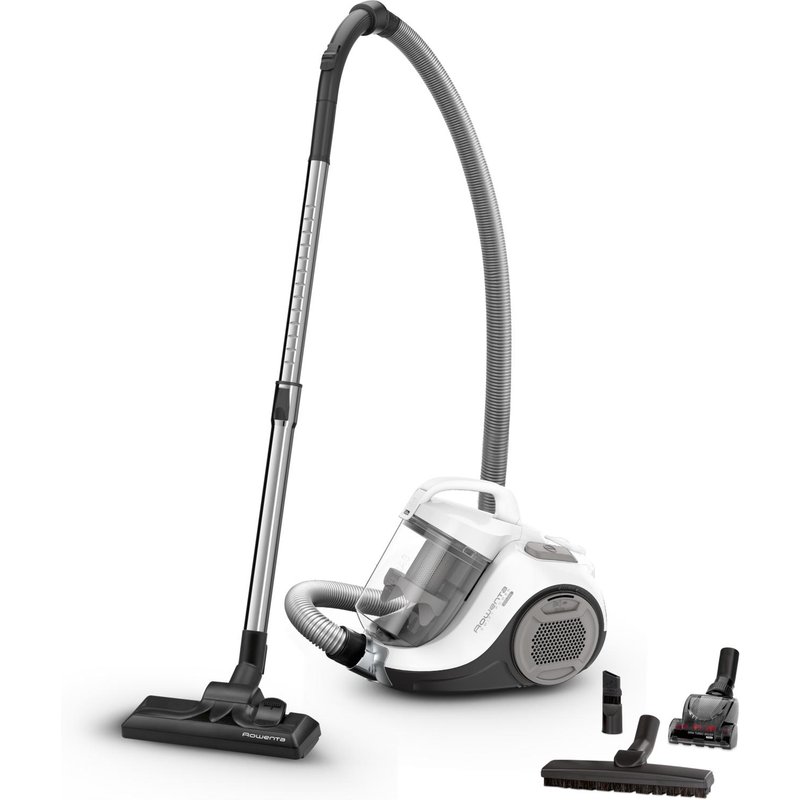 Rowenta SWIFT POWER CYCLONIC RO2957EA - Aspirateur - traineau - sans sac - blanc/gris
