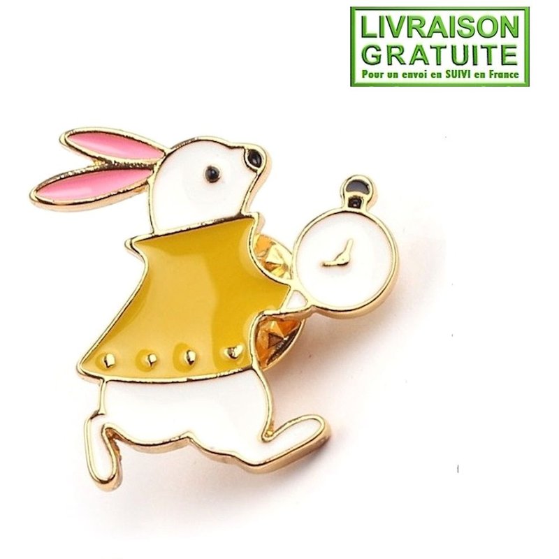Pin'S Pins Alice Au Pays Des Merveilles Lapin Blanc Nivens Mctwisp (Réf 1)