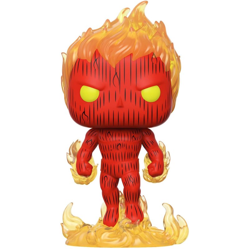Figurine Fantastic Four - Human Torch Pop 10cm