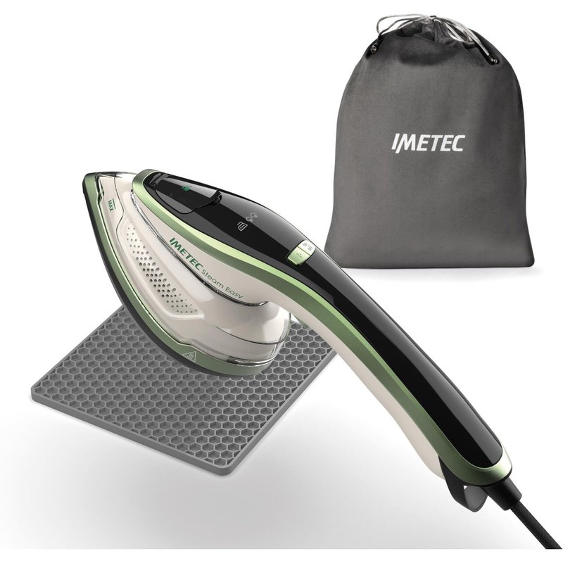 Imetec STEAM EASY Défroisseur vapeur portatif 1200 W Blanc, Vert et Noir