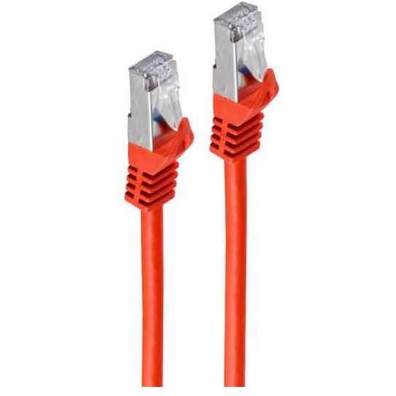 shiverpeaks Cable patch plat BASIC-S U/FTP, cat.7, 10,00 m Rouge