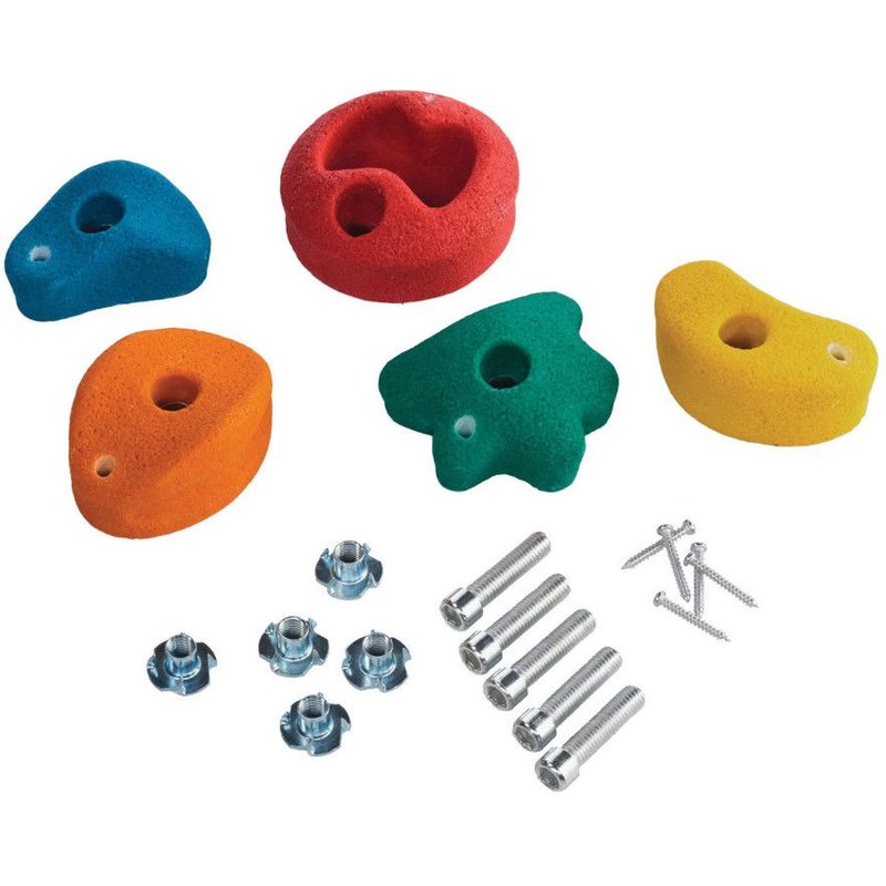 Set De 5 Pierres À Grimper Multicolor - Jardideco