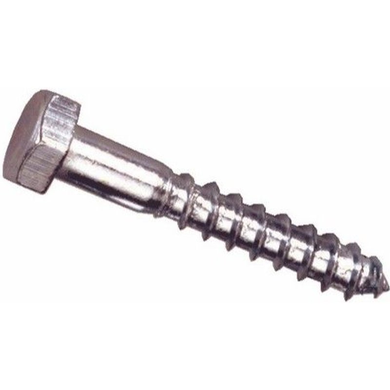 Tirefonds partiellement filetée - tête hexagonale - 16x120 - 25 pièces STAFA