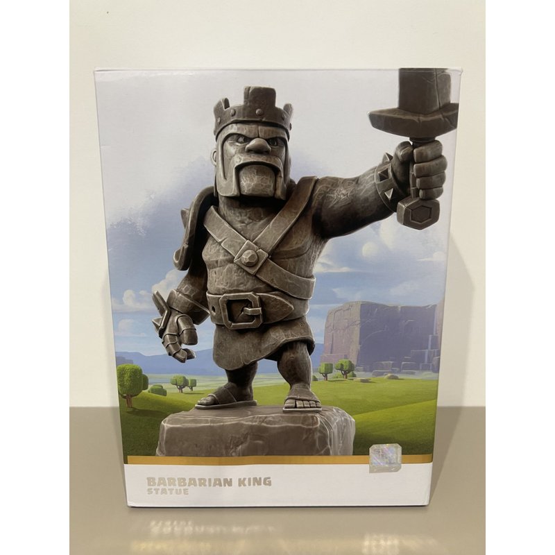 Statue Grise Supercell Barbarian King Clash Of Clans