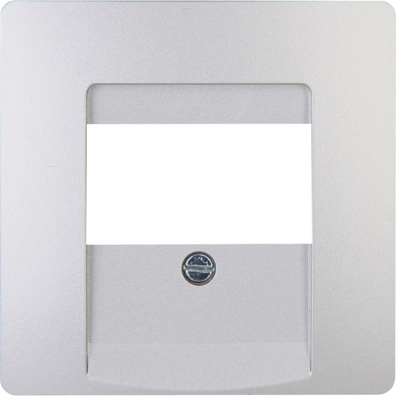 Kopp 326020182 Plaque de commutation et obturateur Argent