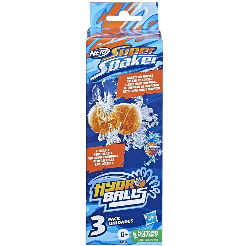 Nerf Super Soaker Hydro Balls Pack De 3