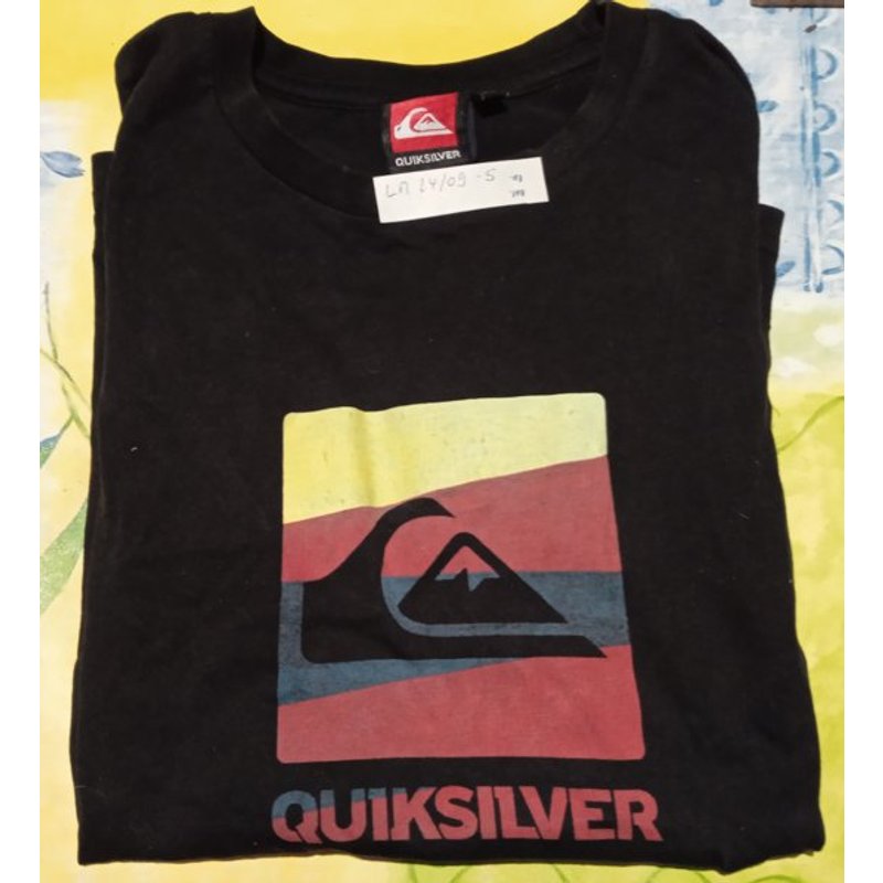 T-Shirt Enfant - " Quiksilver " - Manches Courtes - Taille 10 Ans