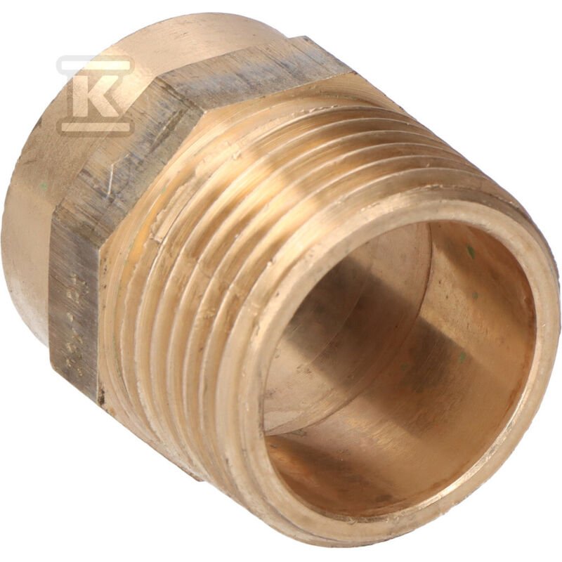 Raccord A Souder En Laiton Rouge 4243g Nipple De Transition 28-r 1""filet Mâle Wg906