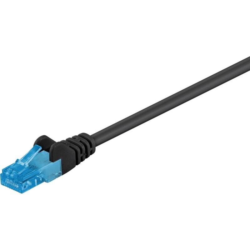 Cat 6a Câble Patch, U/utp, Noir, Conducteur En Cuivre (cu), Gaine De Câble Sans Halogène (lszh). Longueur De Câble 3 M