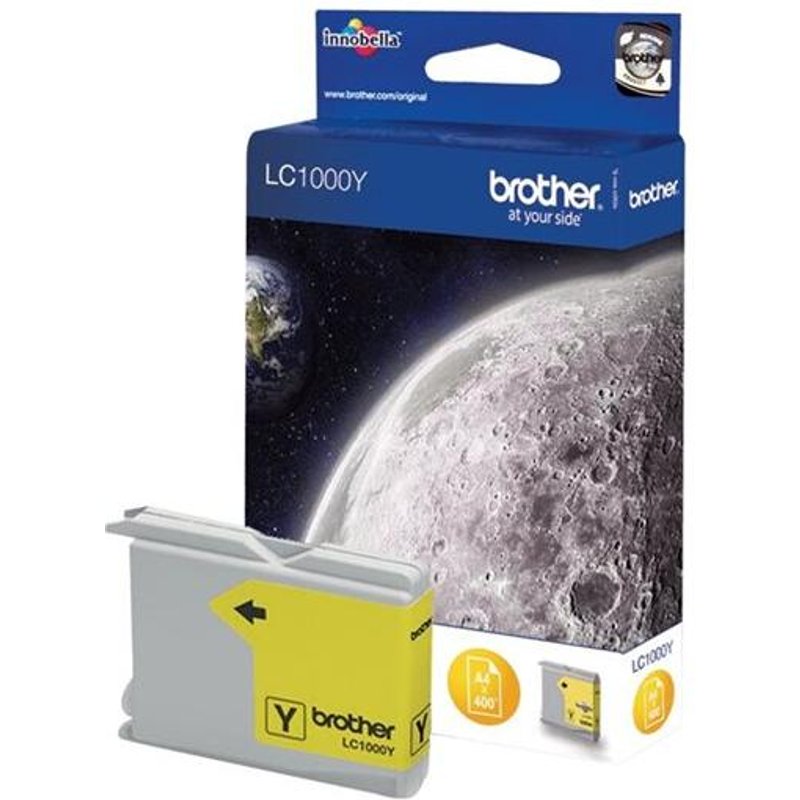Brother LC1000Y - Jaune - original - cartouche d'encre