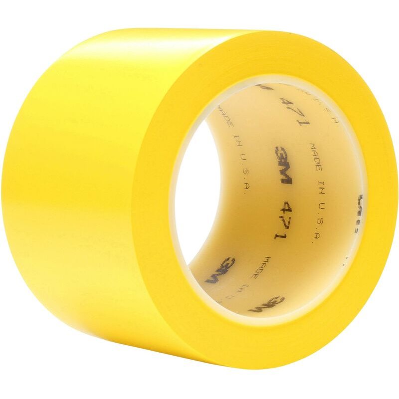 3m - 471f 471g50 Ruban Adhésif Pvc Jaune (l X L) 33 M X 50 Mm 1 Pc(s) Q110522