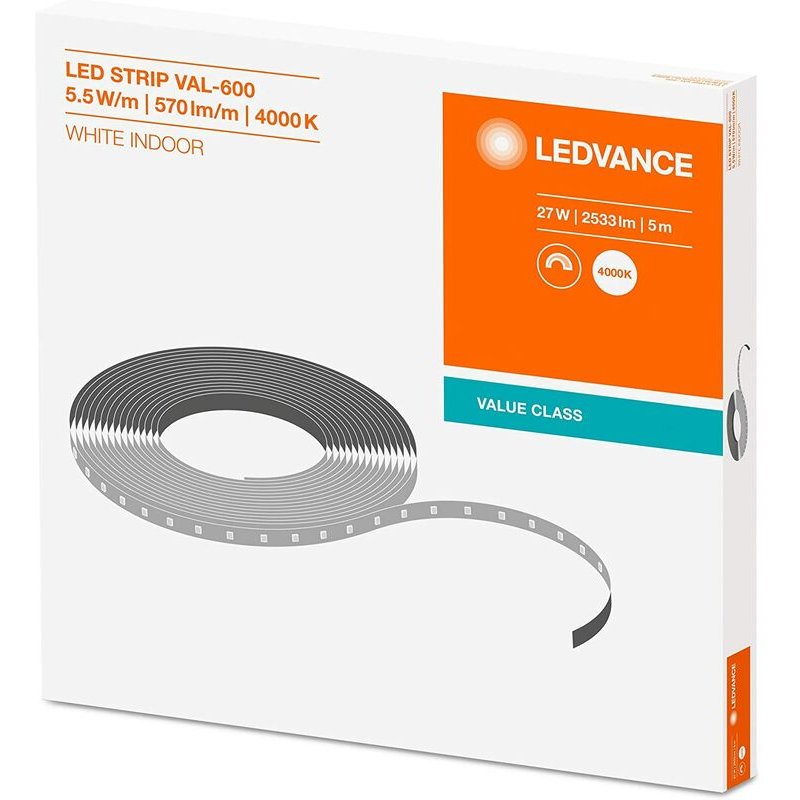 Module Led Flexible 5m Led Strip Value-600 Ls Val-600/840/5 Natural Light 4000k - Ledvance