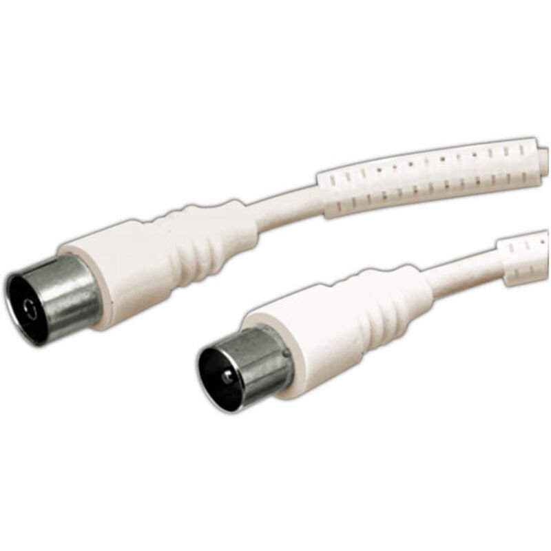 Connexion D'Antenne Femelle-mâle Moulée Par Injection 5 M Blanc Electro Dh 37.002/5/b/bp 8430552129478