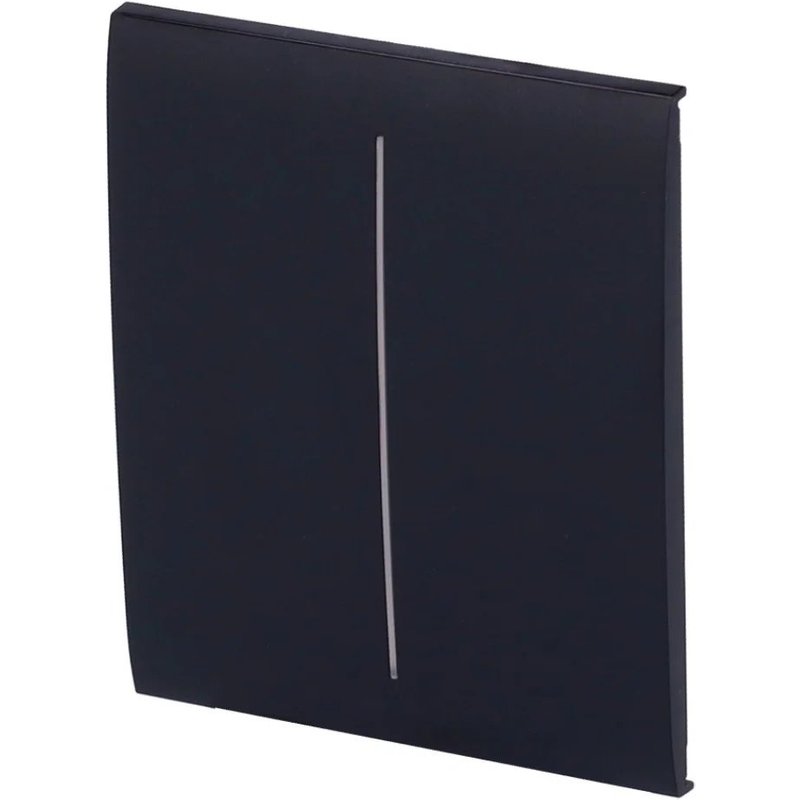 Panneau Tactile Central Ajax pour Interrupteur de Lumière Double CenterButton - AJ-CENTERBUTTON-2G-B