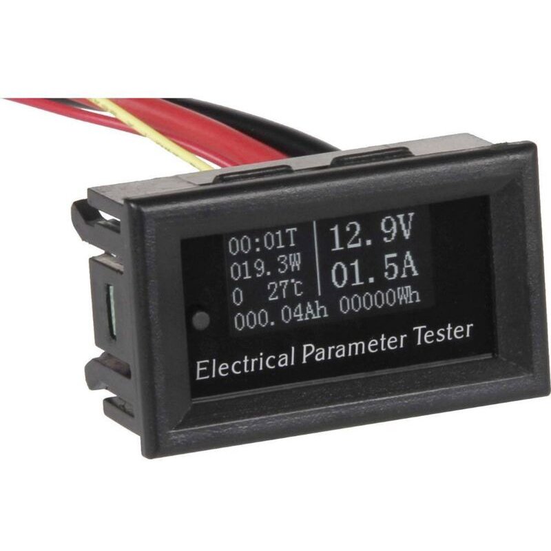 Joy-it - Vao10020 Appareil De Mesure Numérique à Encastrer Appareil De Mesure Multifonction Oled 5 - 60 V (dc) Com-vao10020