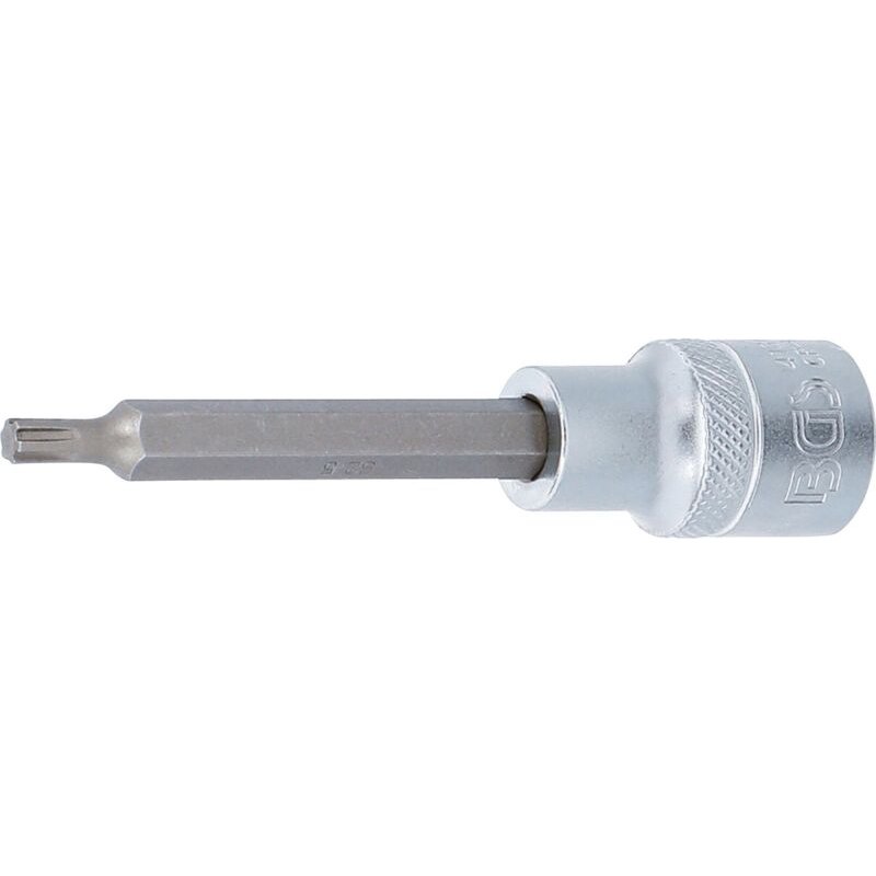 Douilles à Embouts Longueur 100 Mm 12,5 Mm (1/2'') Profil Cannelé (pour Ribe) M5 Bgs 4160