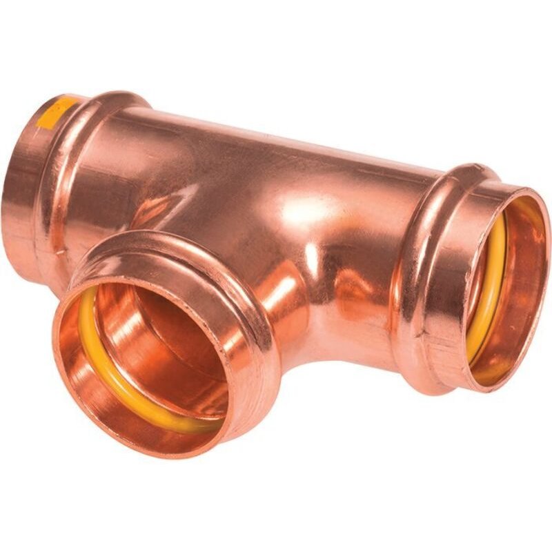 Té Cuivre égal à Sertir Gaz Femelle 28