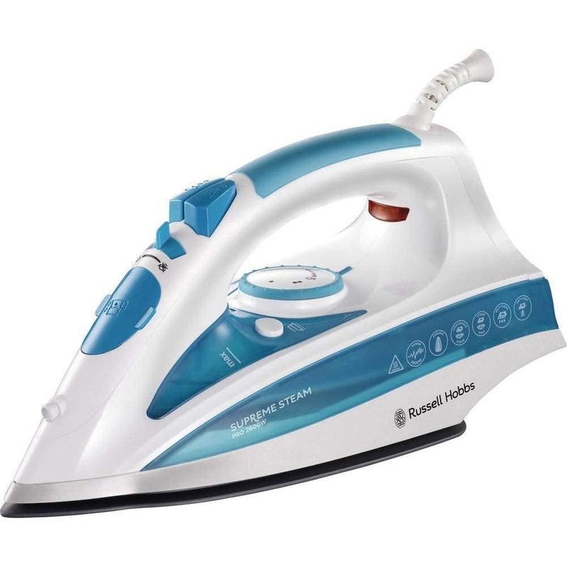 MEVRONISSHOP-Fer à repasser vapeur Puissant, Effet pressing 210g Steamglide Pro (2600 W, semelle en céramique, réservoir 300ml+pulvérisateur, auto-nettoyage, anticalcaire et anti-goutte) 20562-56