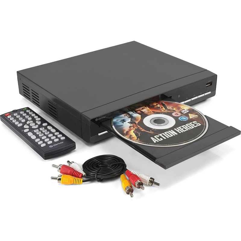 MEVRONISSHOP-Lecteur DVD HDMI Multizone ¿ DVH-7787 MK3 ¿ USB, SCART, Coaxial, Lecture DVD/CD/VCD, Compact, Compatible TV PAL/NTSC ¿ Câble Non Inclus