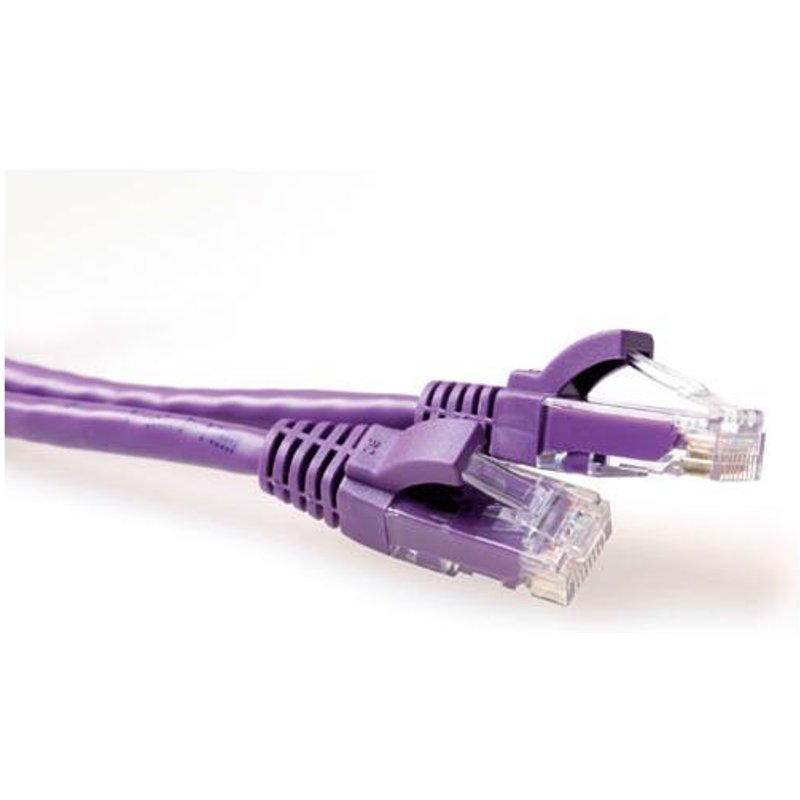 ACT IB2302 câble de réseau Violet 2 m Cat6a U/UTP (UTP)