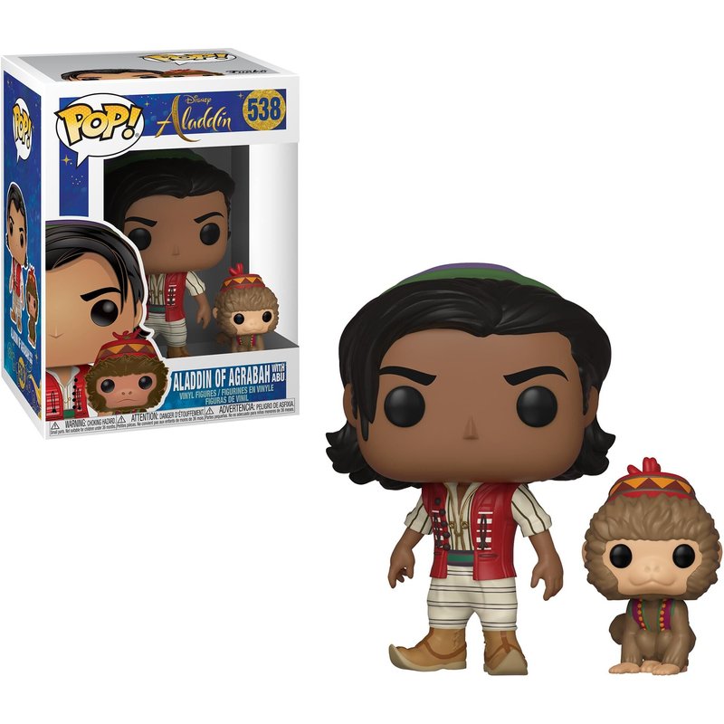 Disney - Bobble Head Pop N° 538 - Aladdin Live Movie : Aladdin / Abu