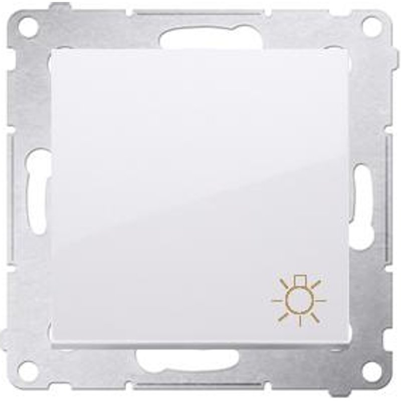 Kontakt-Simon DS1A.01/11 commutateur électrique Bouton-poussoir Blanc