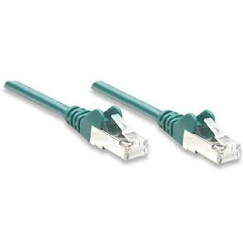 Intellinet 331876 câble de réseau Vert 1 m