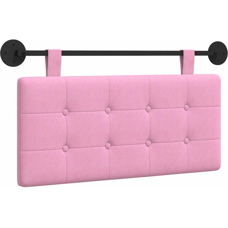 vidaXL Tête de lit suspendue Montage mural tissu