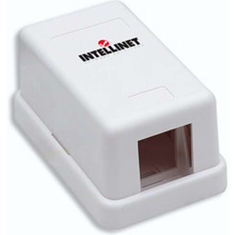 Intellinet 162739 boitier de prise de courant Blanc