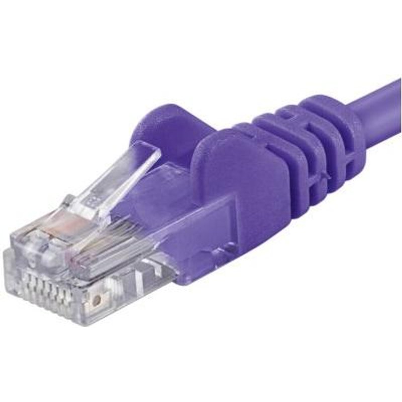 PremiumCord Patch 6 UTP 2m VL câble de réseau Violet Cat6 U/UTP (UTP)