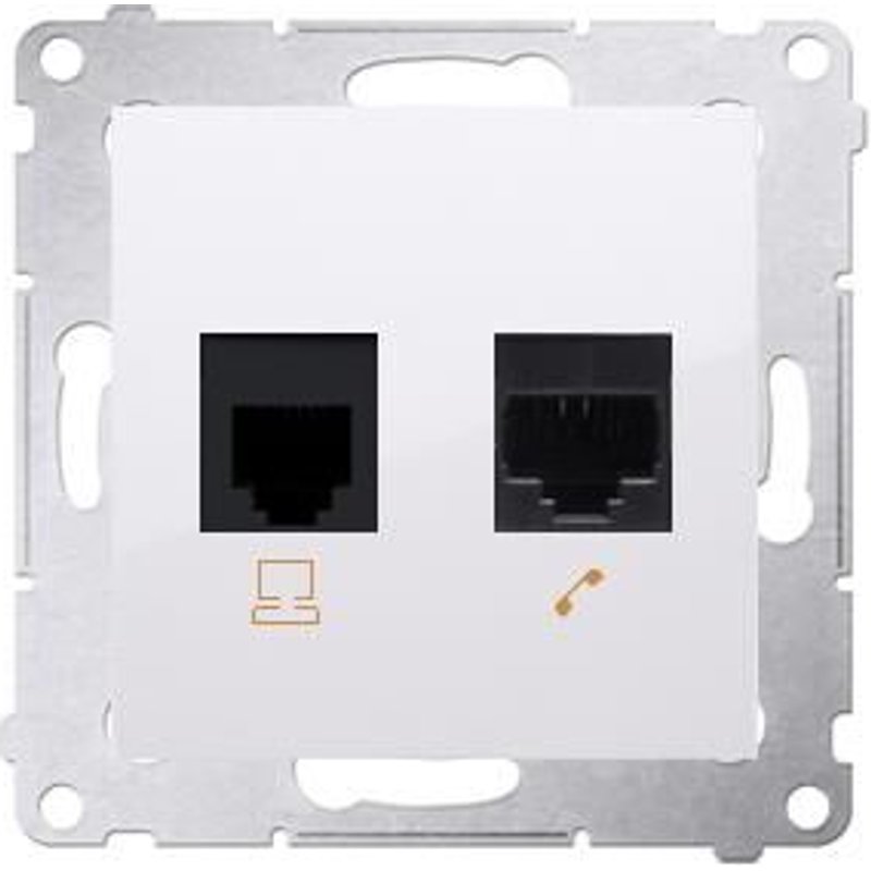 Kontakt-Simon D5T.01/11 prise de courant Blanc