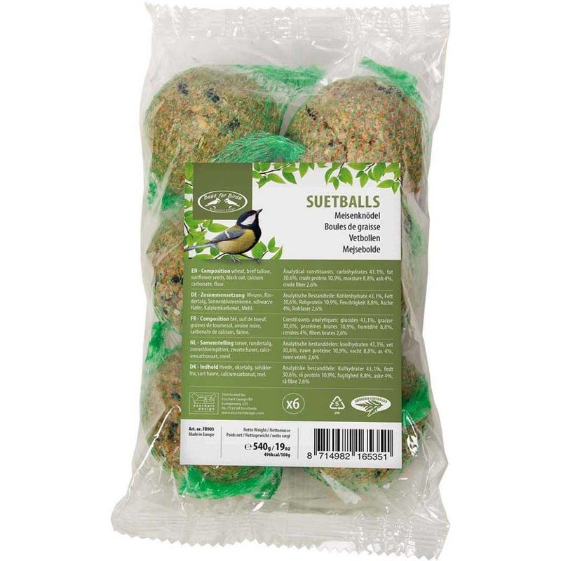 Boules De Graisse Avec Filets 6 Pièces 1 Sachet