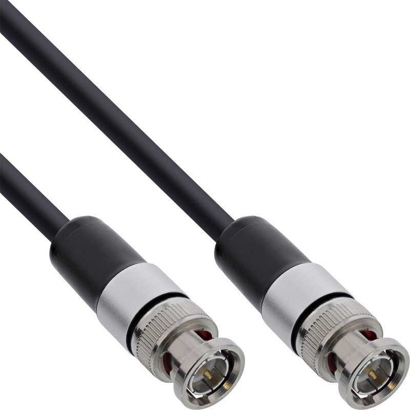 InLine 10803S câble coaxial BNC 3 m Noir