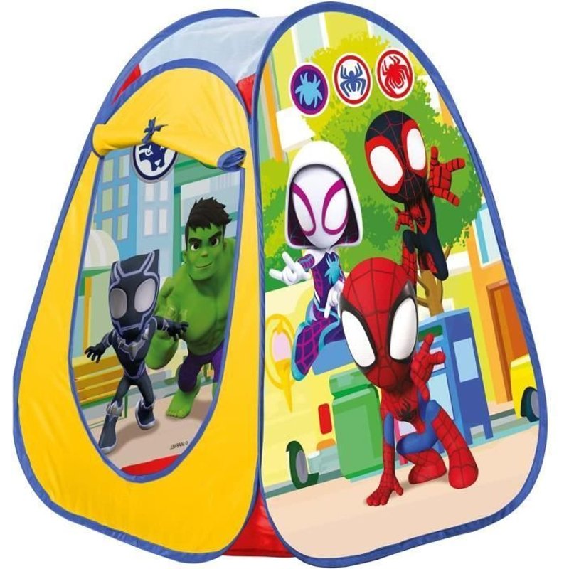 Tente Pliante - Johntoy - Spiderman - Multicolore - Autopliante