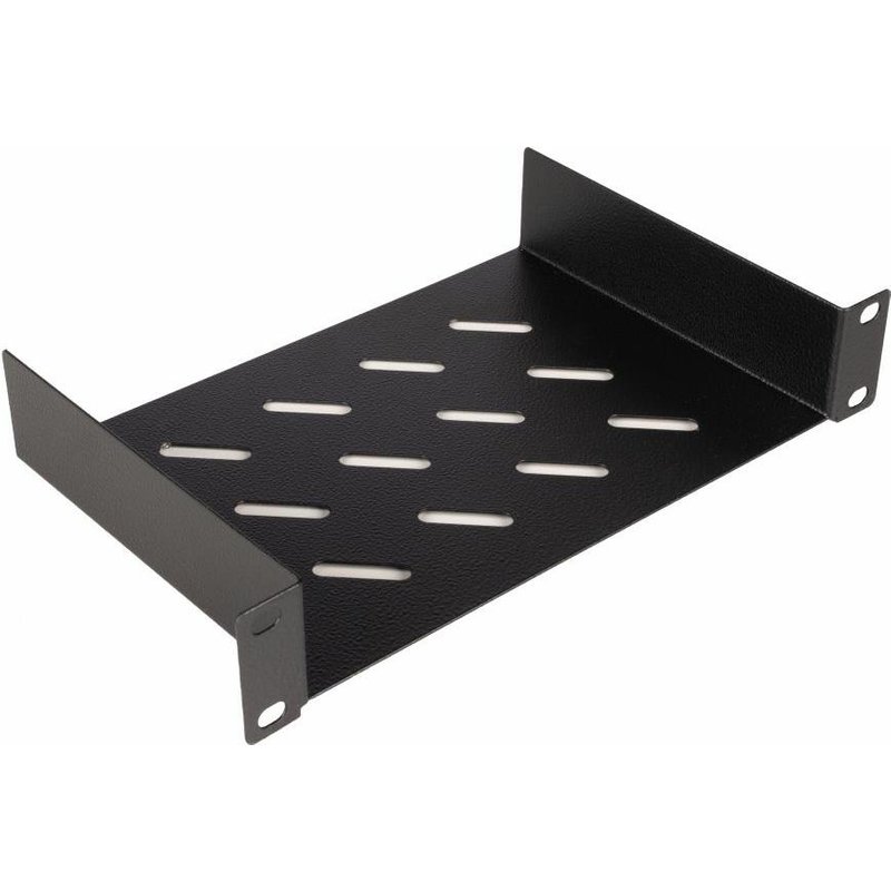 Equip Fester Fachboden 10' - 1HE - 150mm - Schwarz - Regalboden - Schwarz - 100 kg - 1U - Türkei - 48,3 cm (19") (EZFS-10-1-15-B)