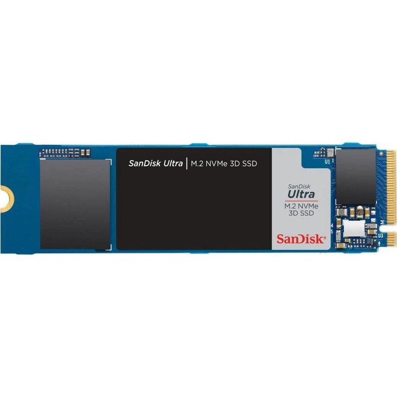 SanDisk Ultra 3D - SSD - 1 TB - intern - M.2 2280 - PCIe 3.0 x4 (NVMe)