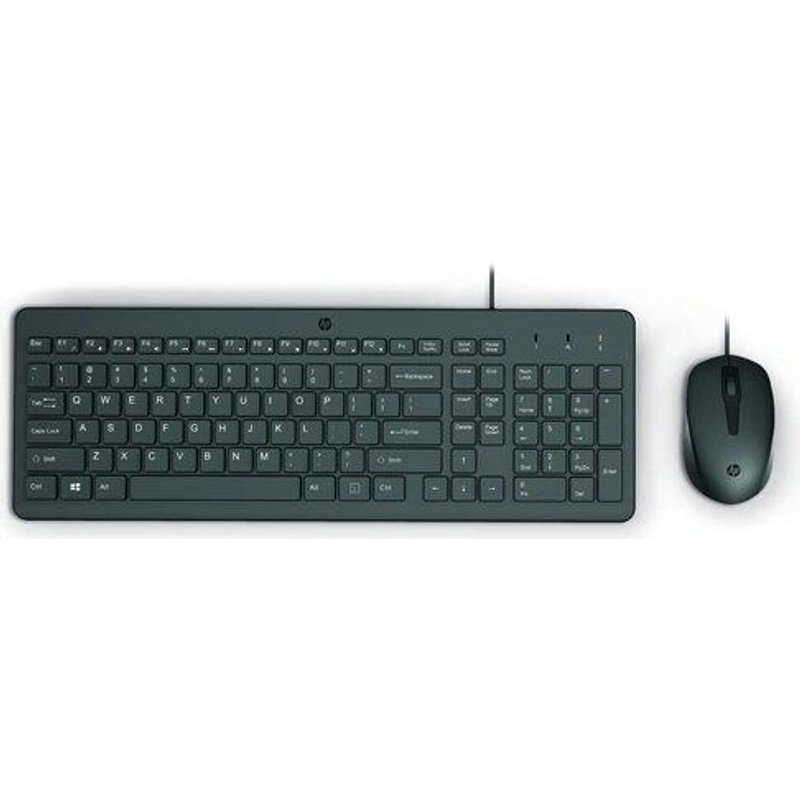 HP 150 - Tastatur-und-Maus-Set - USB - Französisch - Schwarz - für HP 21, 22, 24, 27, Pavilion 24, 27, TP01, Pavilion Laptop 13, 14, 15 (240J7AA#ABF)