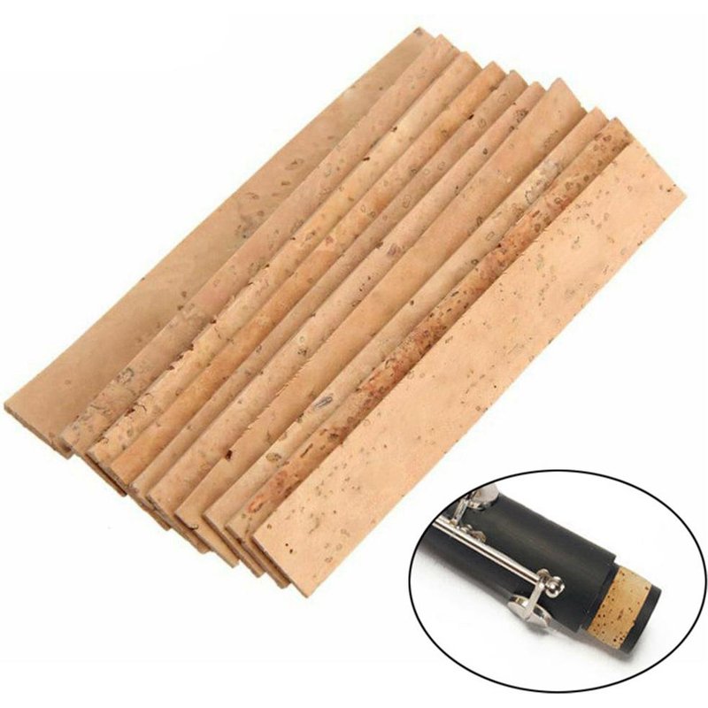 Lot de 8 bouchons de col de clarinette/instruments à vent noirs - 81 x 11 x 2 mm