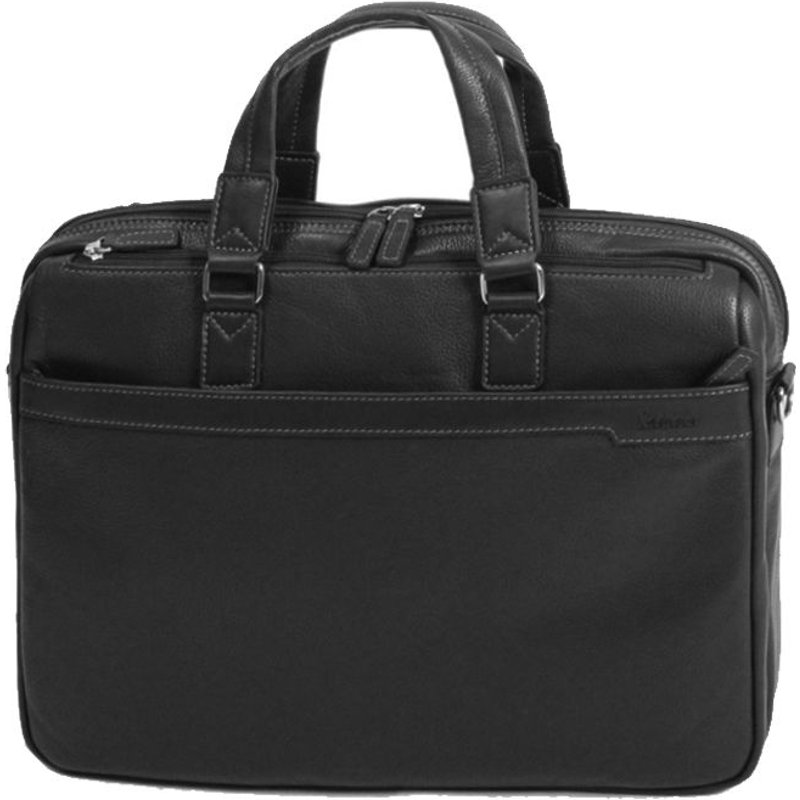 Porte-ordinateur Katana Cuir de Vachette grainé 69355 - Noir