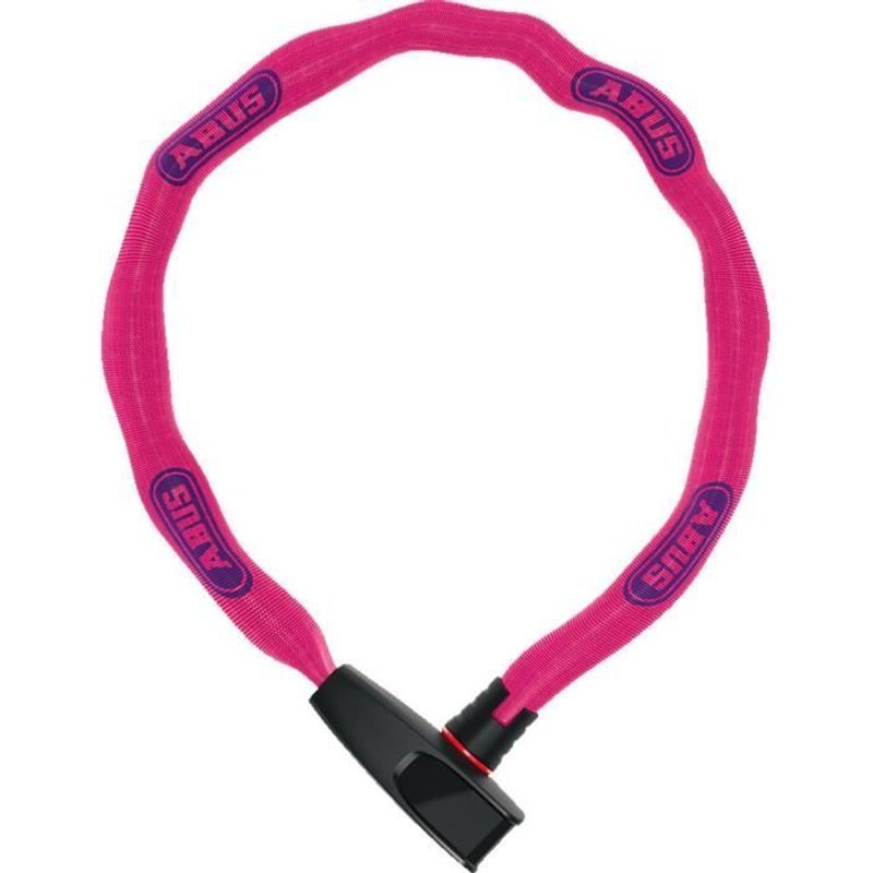 ABUS 6806K-85 Cadenas de chaéne Unisex- Rose (Neon Pink)- 85 cm