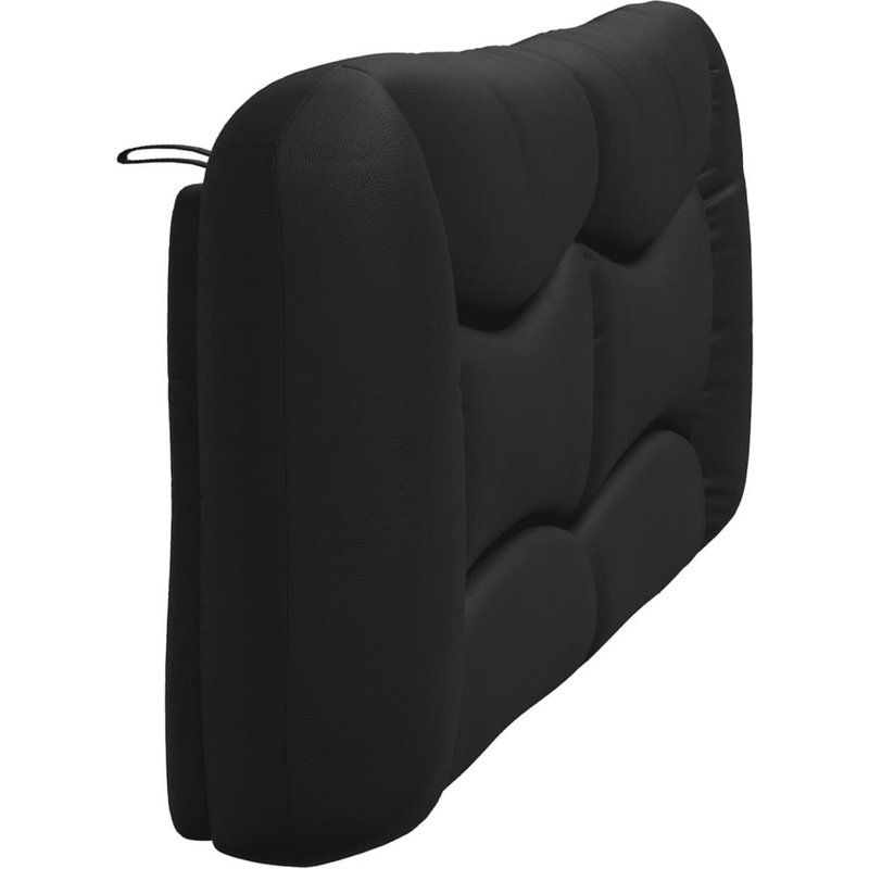 Vidaxl Coussin De TĂȘte De Lit Noir 180 Cm Similicuir