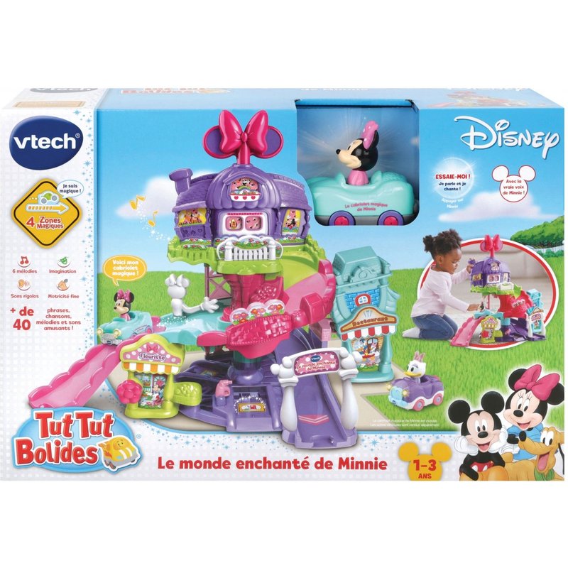 Tut Tut Aventures Tut Tut Bolides - Le Monde Enchanté De Minnie (+ Cabriolet Magique De Minnie)