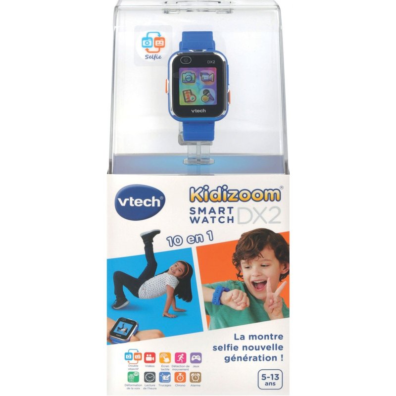 Vtech Kidizoom Smartwatch DX2 Bleue - Montre connectée pour enfants
