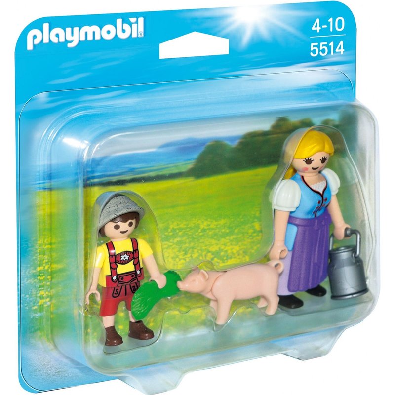 Playmobil Country 5514 - Duo Paysanne Et Enfant